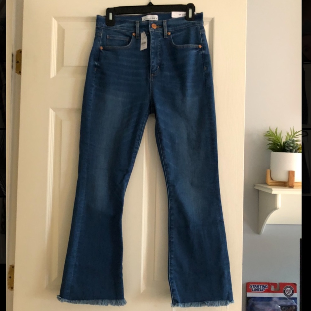 Loft Flare Medium Wash Jeans size 4/27
